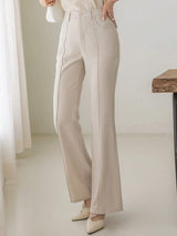 Buy SHEIN DAZY High Waist Seam Detail Flare Leg Suit Pants in Pakistan