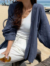 Buy SHEIN DAZY Women'S Long Sleeve Button Up Shirt in Pakistan