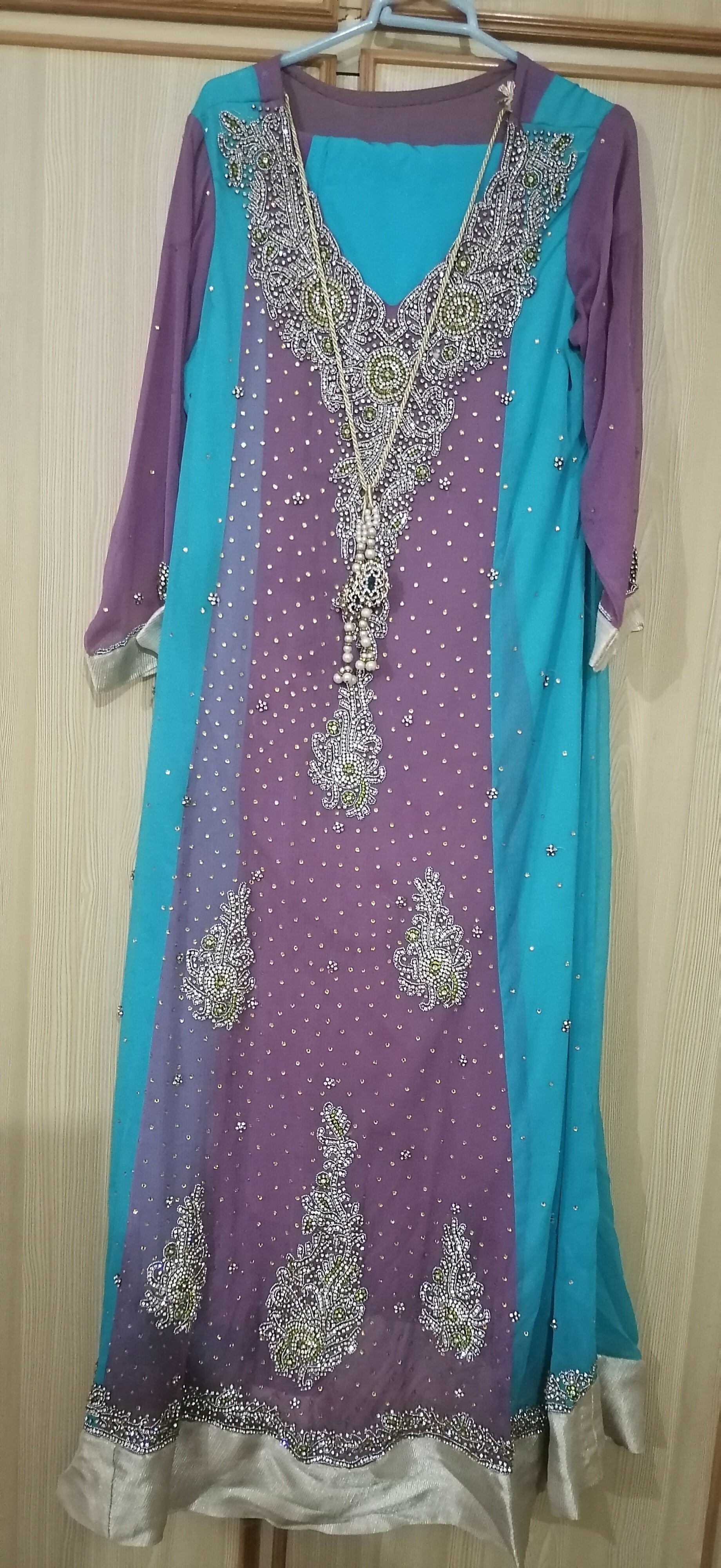 Chiffon suit | Women Locally Made Formals | Large | Preloved