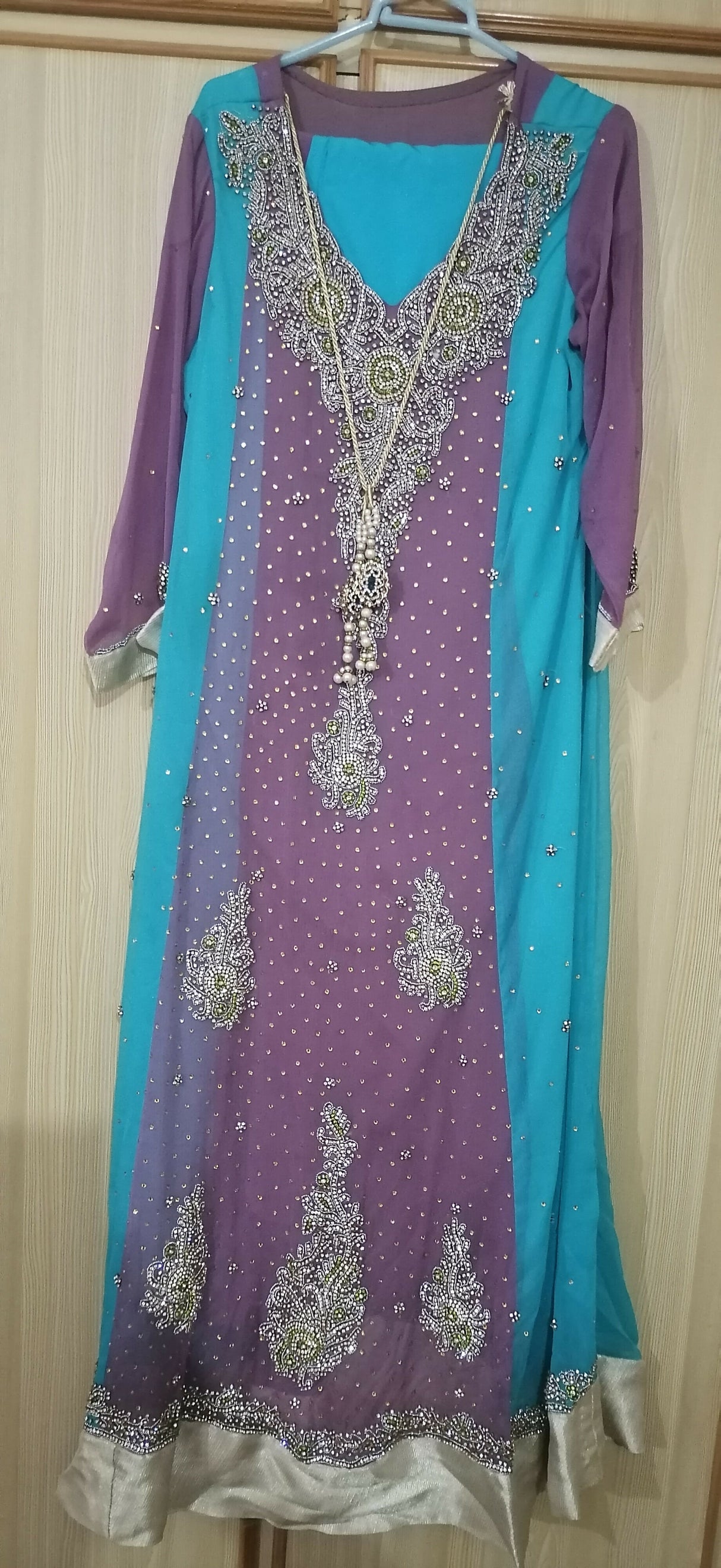 Chiffon suit | Women Locally Made Formals | Large | Preloved