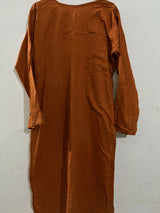 Rust Orange Kurta | Women Locally Made Kurta | Medium | Preloved