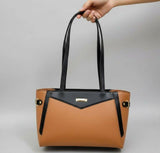 Verona Contrast Tote Bag (00067-00068) | Women Bags | Large | Brand New