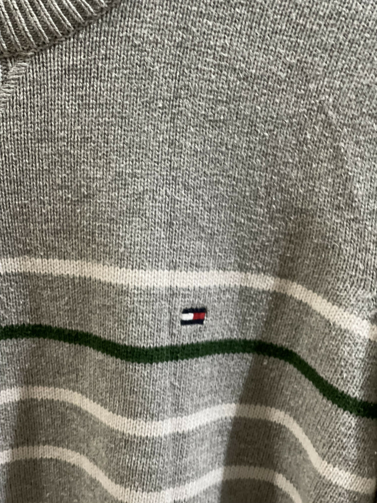 Tommy Hilfiger | Grey Knit Sweater | Men Jackets & Coats | Medium | New