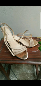 Insignia | Golden Heels | Women Shoes | Size: 40 | Worn Once