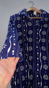 Blue Button Down | Women Tops & Shirts | Medium | Preloved