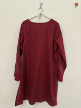 Sapphire | Women Branded Kurta | Maroon | Medium | Worn Once