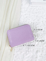 Buy SHEIN Double Zipper Wallet Business Card Holder Wallet in Pakistan