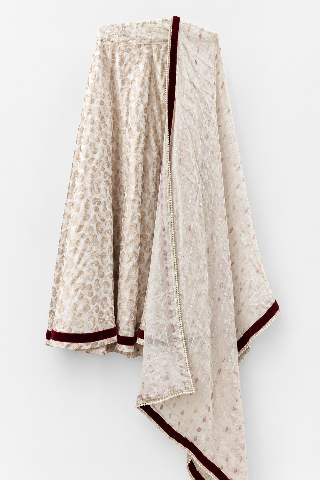 Dull Golden Sharara and Dupatta | Women locally Made Formals | Ghararas, Shararas & Lehngas | Small | Worn Once
