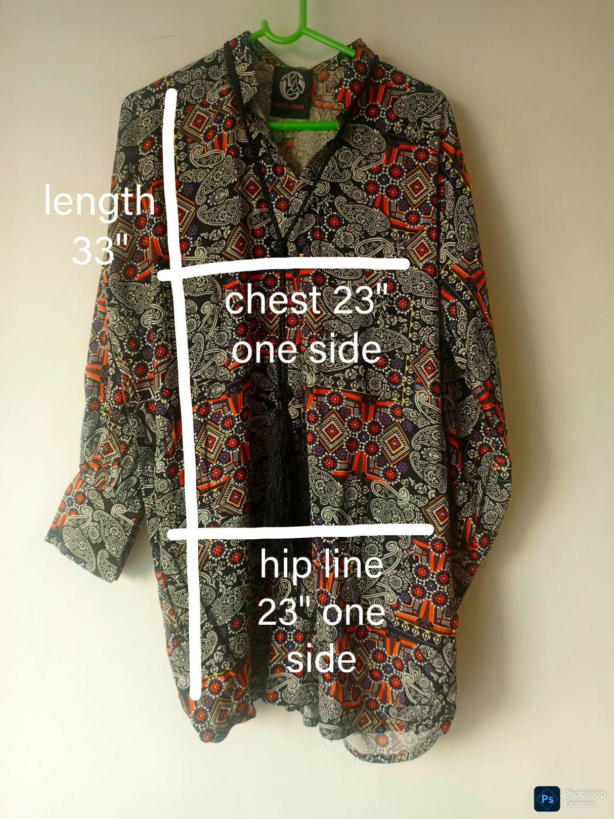 Stylish Print Kurti | Women Locally Made Kurta |Small | Brand New