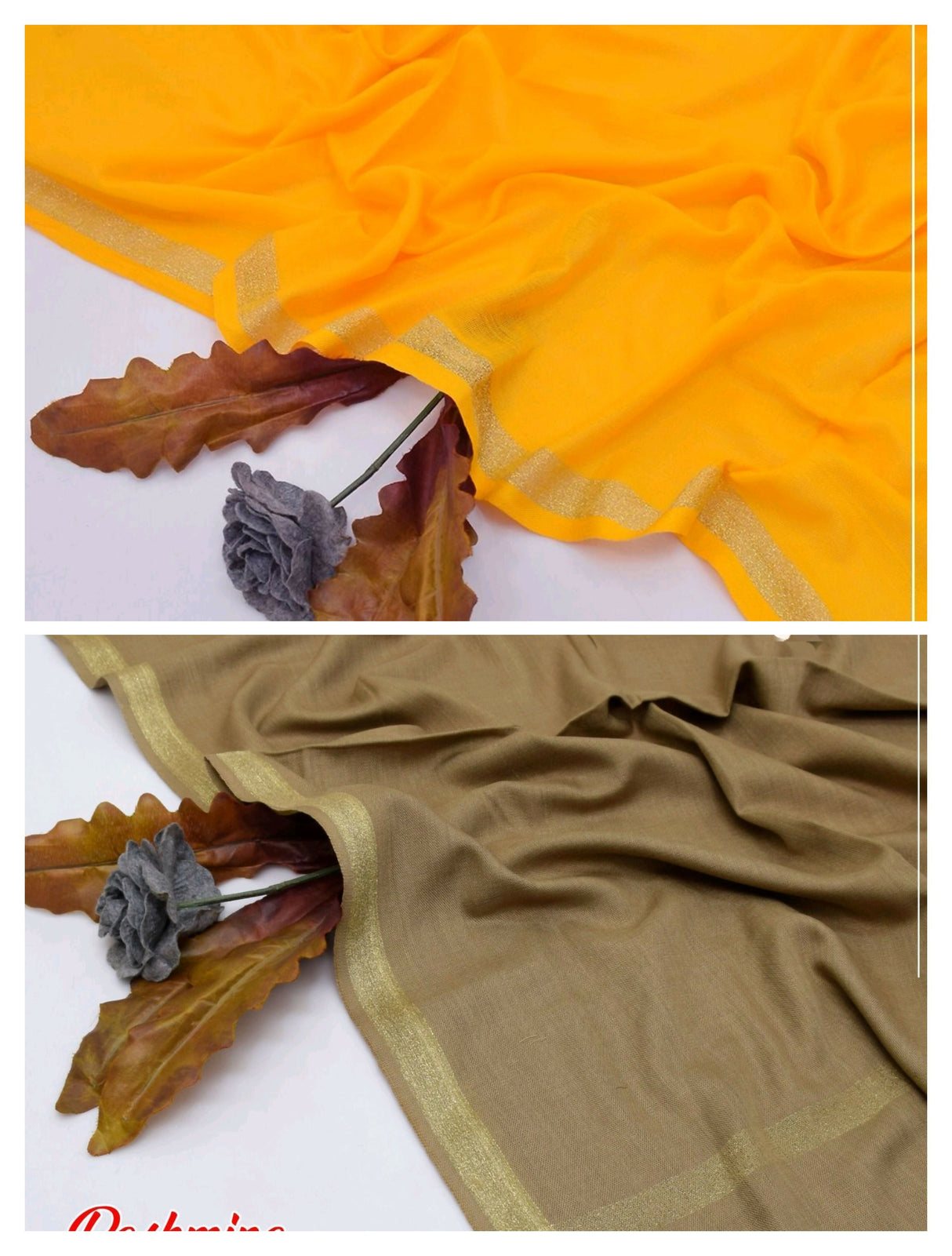 Pack of 2 shawls | Pashmina Wool shawl | Women Accessories | Brand New
