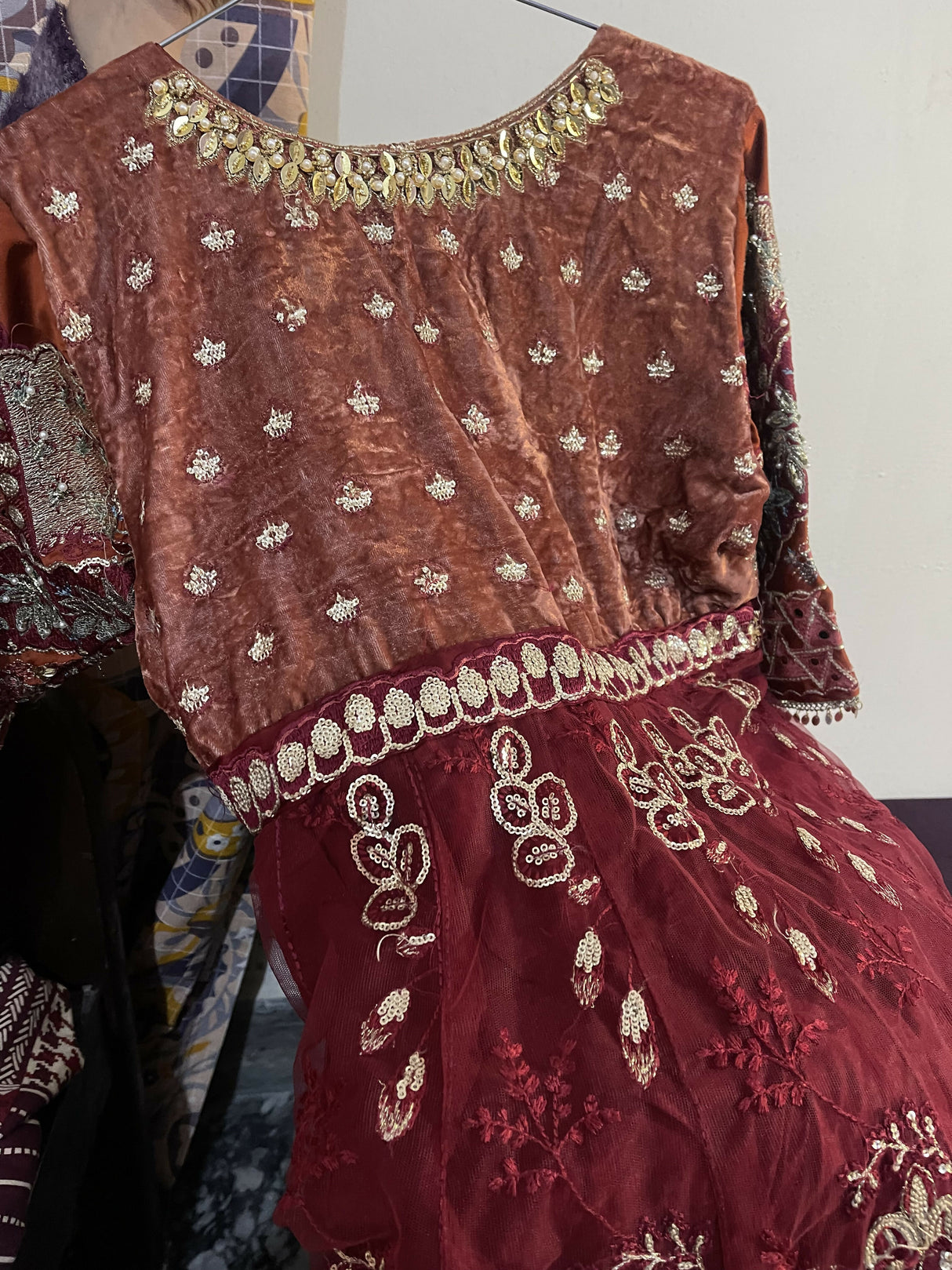 Glorious Red Bridal Maxi | Women Bridals | Medium | Worn Once