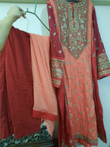 Sapphire | Orange | Women Branded Kurta | XLarge | Worn Once