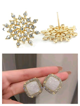 Pack of 2 Pairs of Earrings (083-470) | Women Jewelry | Earrings | Size: 2cm×2cm | New