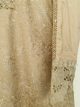 Beige 2PC Suit | Women Locally Made Kurta | Small | New