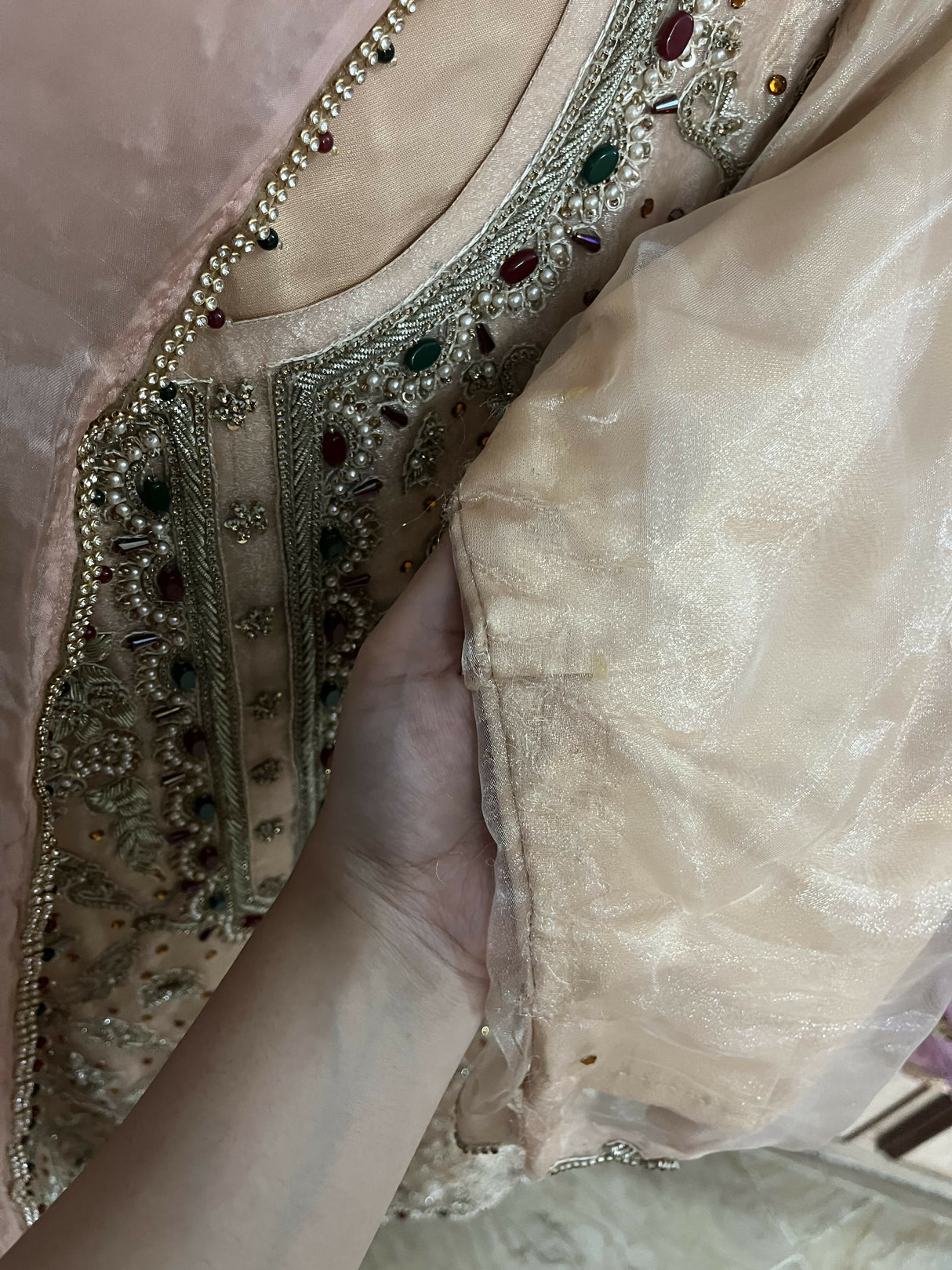 3PC Embroidered Stitched Suit | Women Locally Made Kurta | Medium | Preloved