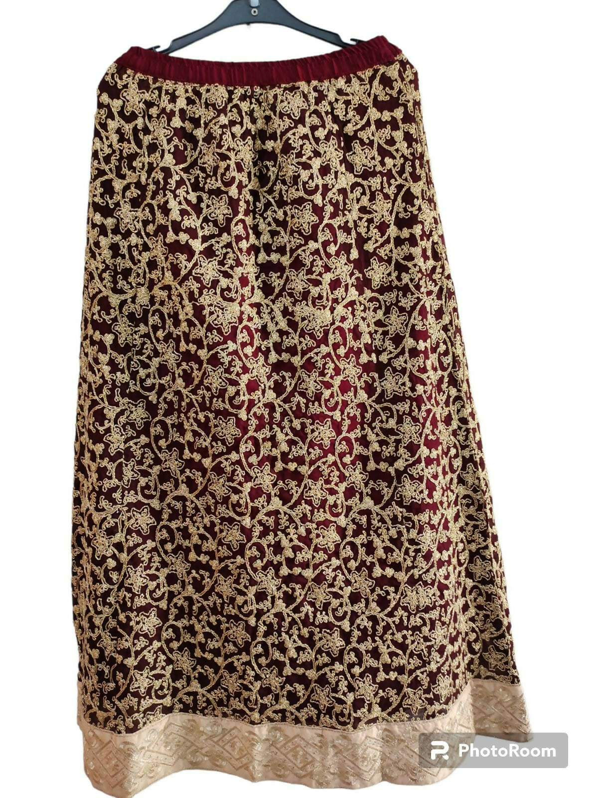 Golden & Maroon Lehnga | Women Locally Made Formals | Medium | New