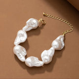 Irregular Pearl Chain Bracelet | Women Jewerly | Bangles/Bracelets | White | Brand New