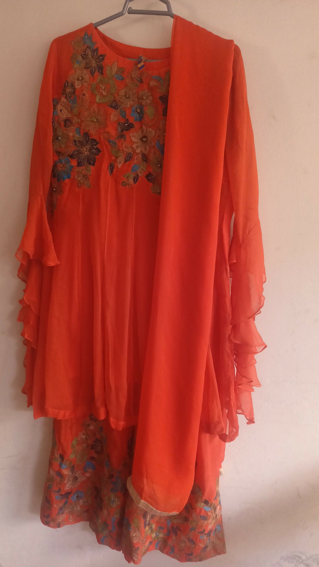 3 Pcs Dress | Women Frocks & Maxis | Medium | Worn Once