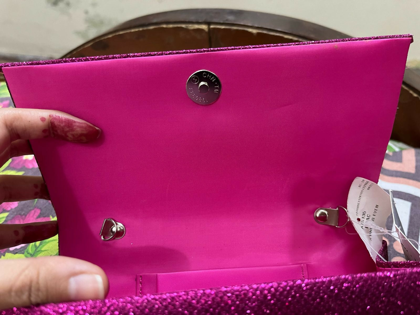 D'Margeaux (New York USA) | Shocking Pink Fancy Clutch | Women Bags | New