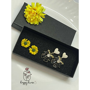 Sunflower Studs & Bow Earrings | Women Jewellery | New