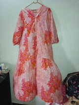 Zellbury | Women Frocks & Maxis | Orange & White | Large | Preloved