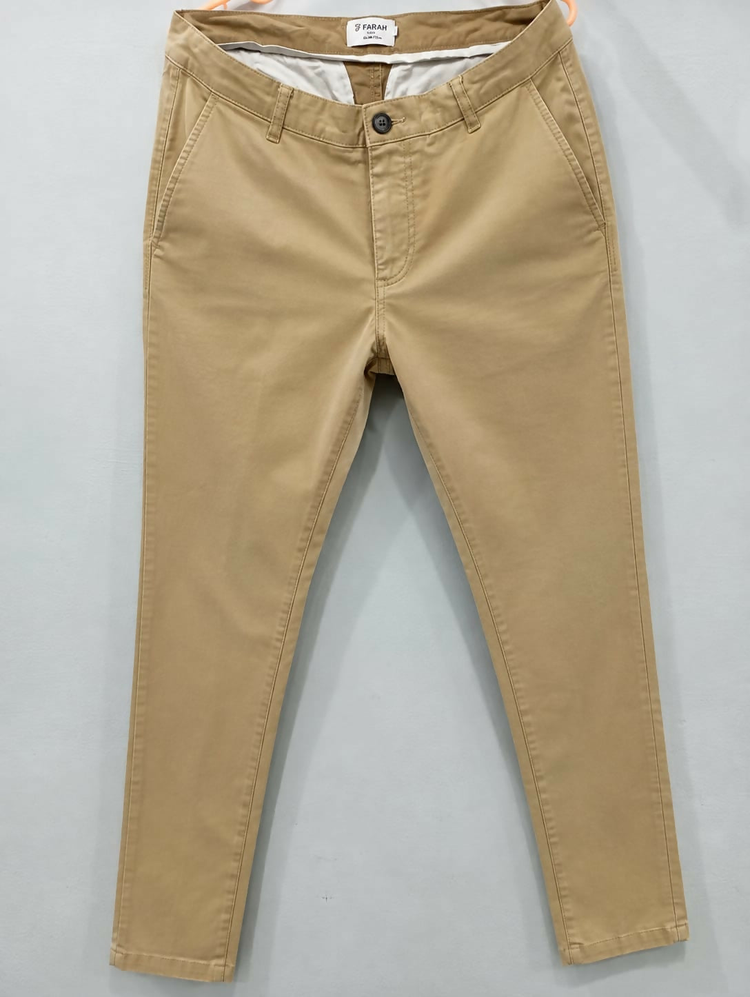 Beige Trouser | Men Jeans & Bottoms | Size: 34 | Preloved