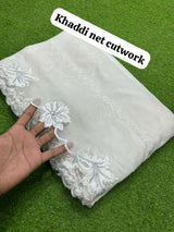 Khaadi Net Cutwork Dupattas | Women Accessories | Dupattas & Shawls | Size: 2.5 Yards | Brand New