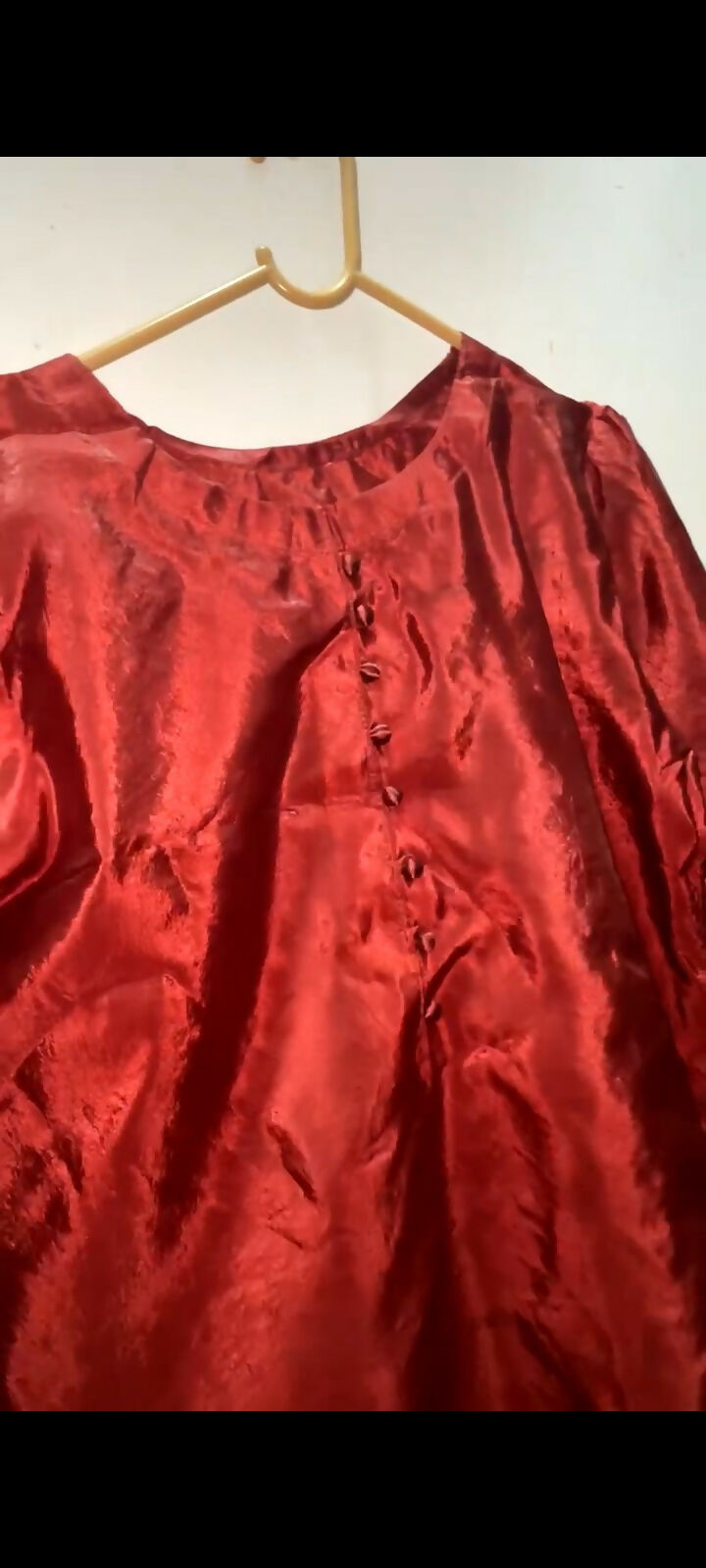 Preet Pret | Maroon Farshi Shalwar | Women Branded Formals | Large | Worn Once