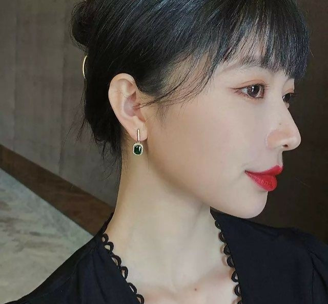 Square Drop Earrings-00691 | Women Jewelry | Earrings | Brand New