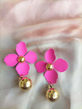 Pink Floral Earrings | Women Jewelry | Earrings | Brand New