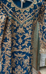 Haseen Official Three Piece Formal Fancy Dress | Women Branded Kurta | Small |Worn Once