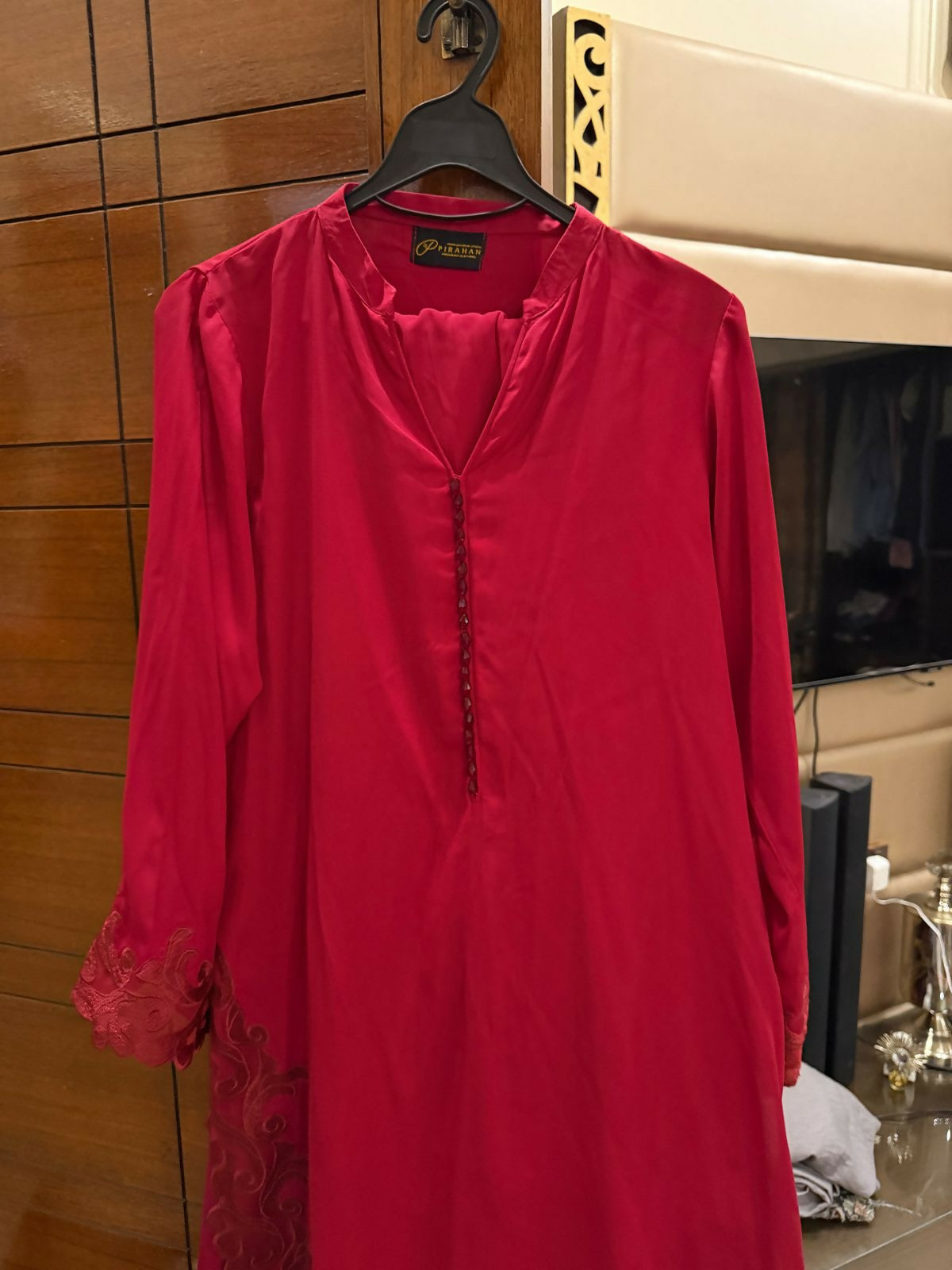 Embroided Georgette Coord Set | Women Locally Made Formals | Medium | Preloved