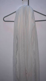 Plain White Stylish Staller/ Scarf | Women Accessories | Standard | Preloved