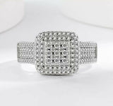 Square Stone Ring Adjustable-00823 | Women Jewelry | Rings | Brand New