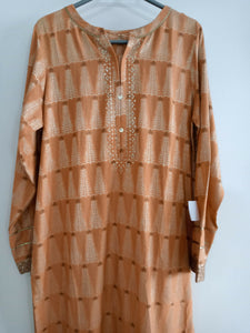 Jacquard Banarsi Kurta | Women Locally Made Kurta | Medium | New