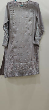 Ethnc | Women Branded Kurta | Grey | Small | Preloved