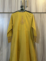 Ethnc | Yellow | Women Branded Kurta | Small | Worn Once