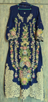 Beautiful 3 PC Suit | Women Locally Made Kurta | Large | Worn Once