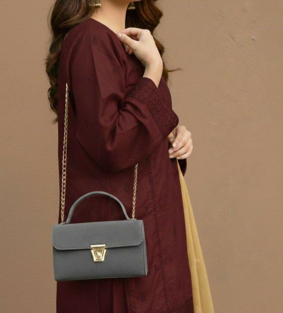 Classic Lock Ladies Handbag-(00076-00079) | Women Bags | Brand New