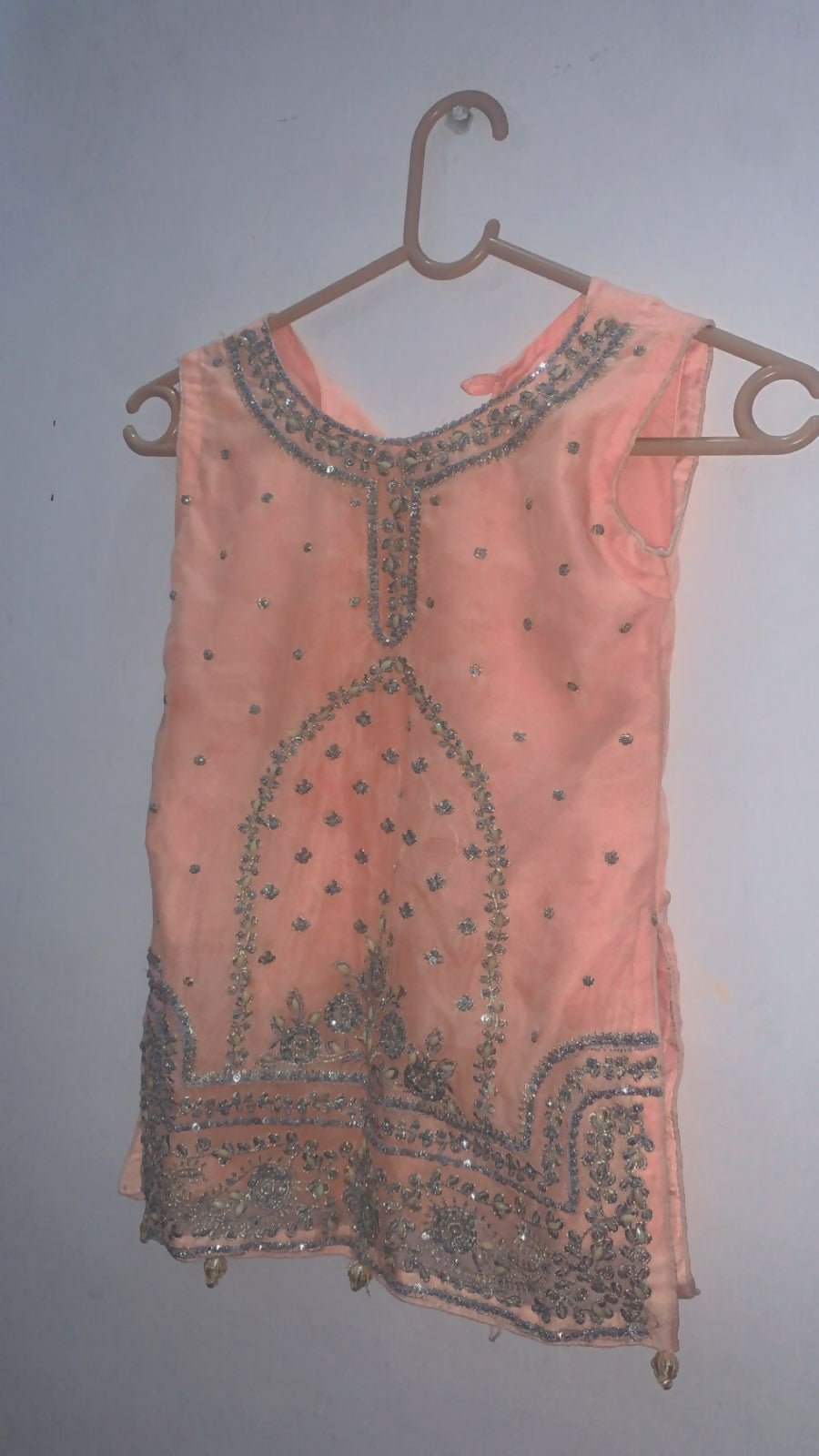 Pink Embroidered Gharara | Girls Skirts & Dresses | Medium | Preloved