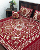 4 PC Velvet Jacquard Bedsheets | For Your Home | Home & Decor | King Size | Brand New