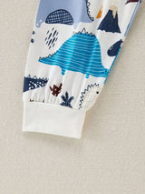 Buy SHEIN Fashionable 2pcs Baby Boys' Hoodie And Printed Pants Set in Pakistan