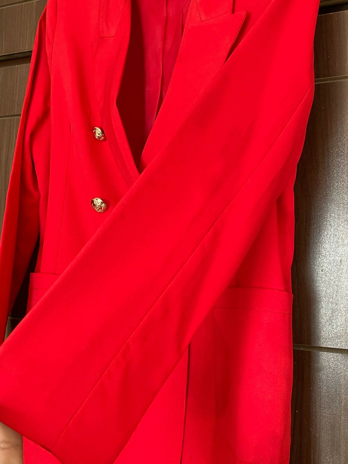 Red Blazer | Women Sweaters & Jackets | Medium | Worn Once