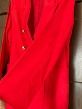 Red Blazer | Women Sweaters & Jackets | Medium | Worn Once