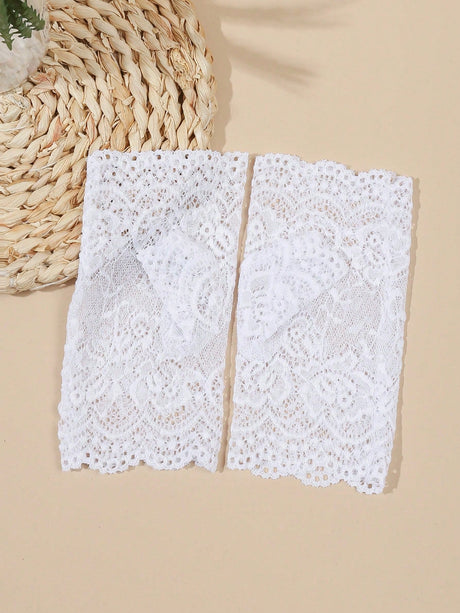 Buy SHEIN Floral Embroidered Fingerless Gloves in Pakistan