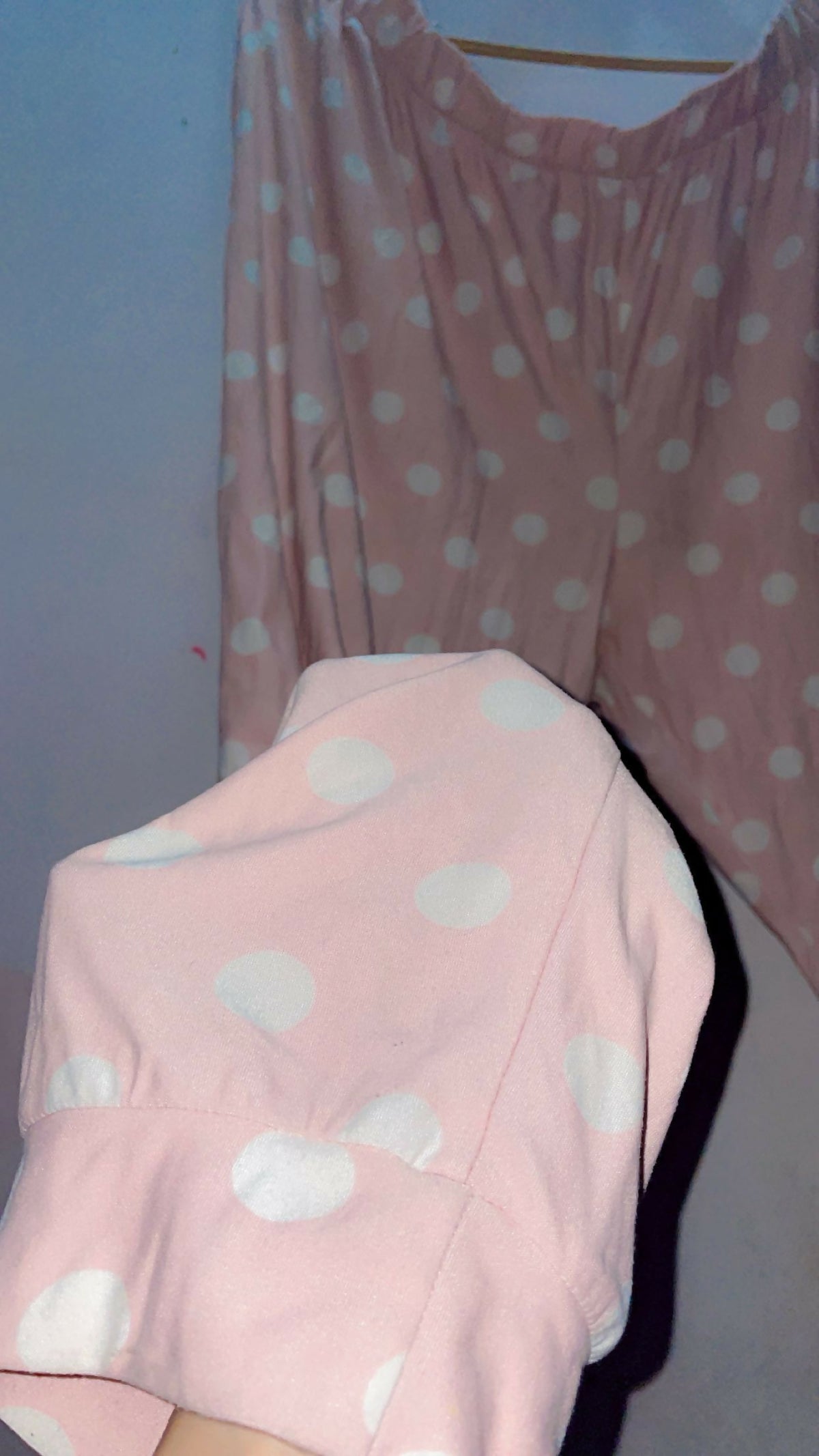 Pink Polka Dots Trouser | Women Bottom & Pants | Large | Preloved