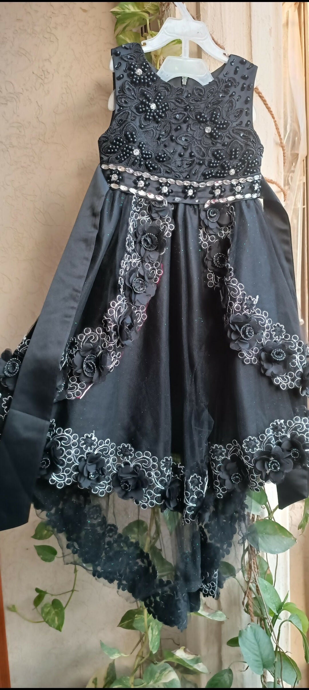 Black tail maxi | Girls Skirts & Dresses | Size 4 to 6 yrs | Worn Once