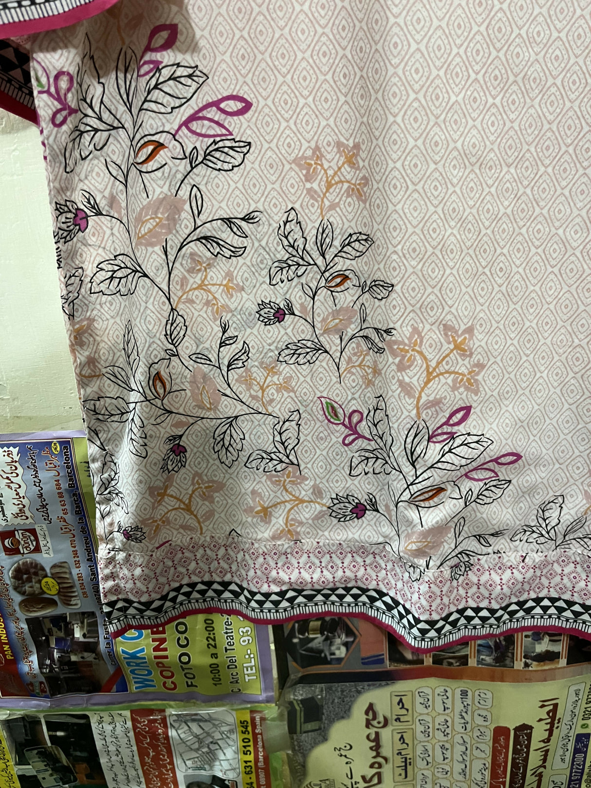 Nishat | Baby Pink Lawn Kurta | Women Branded Kurta | Medium | Preloved