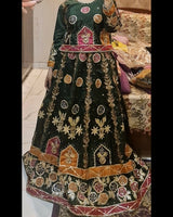 Dark Green Lehnga | Women Bridals | Medium | New