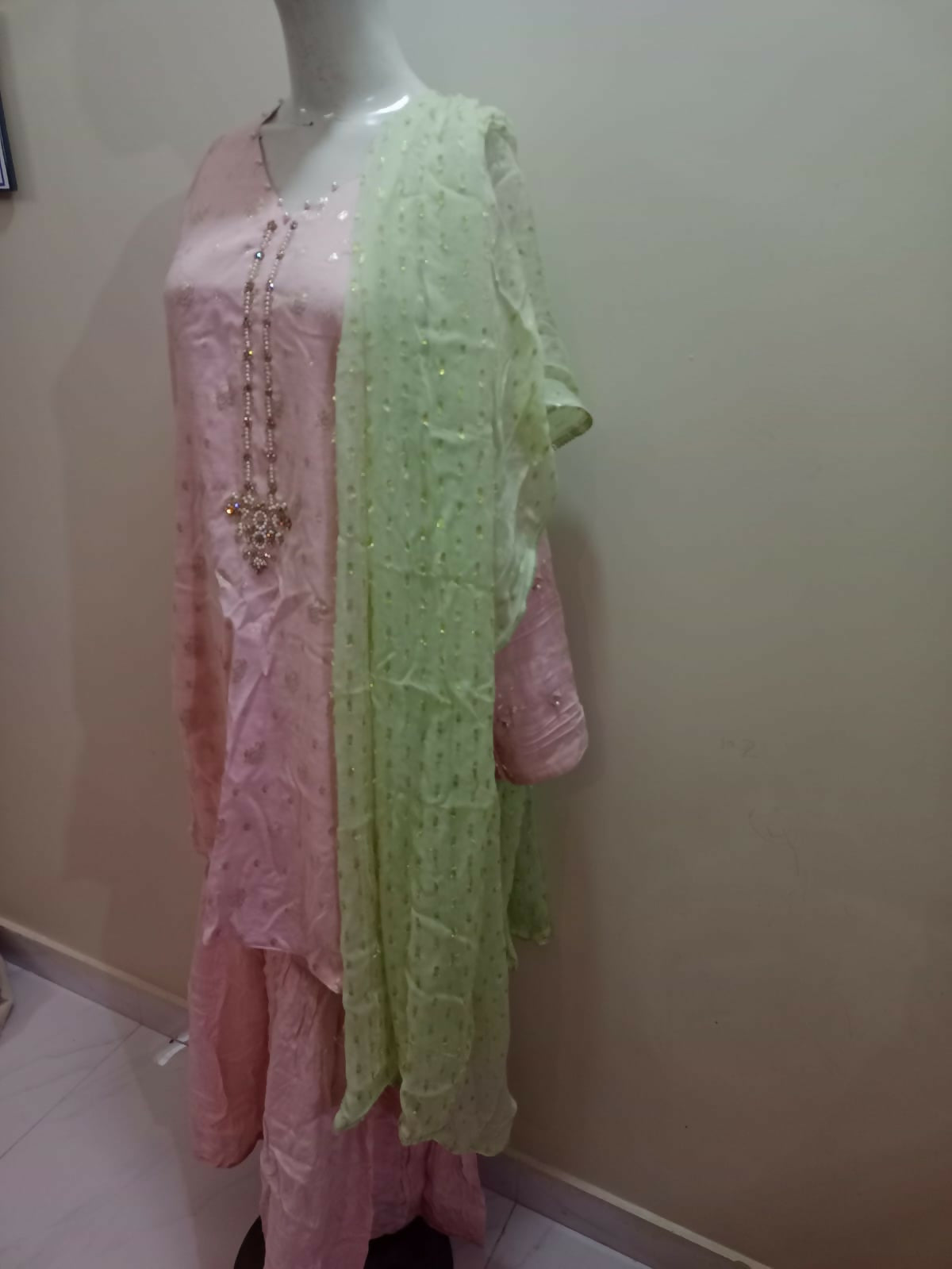 3 PC Gharara suit | Women Locally Made Formals | Small | Preloved